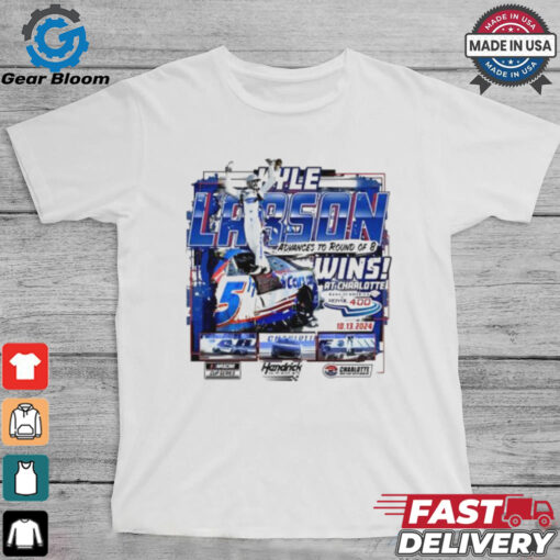 Kyle Larson 2024 Bank of America Roval 400 Race Win tee