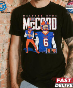 Kyle McCord Syracuse Orange player cartoon shirt