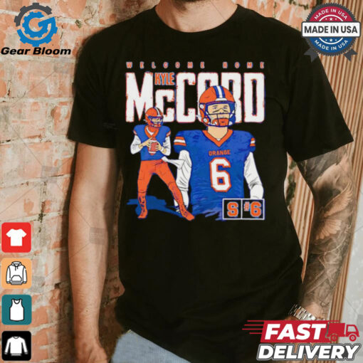 Kyle McCord Syracuse Orange player cartoon shirt