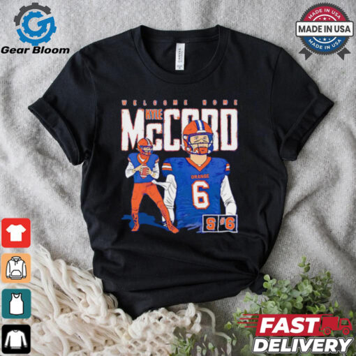 Kyle McCord Syracuse Orange player cartoon shirt