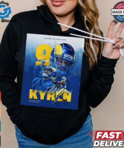 Kyren Williams Los Angeles Rams Touchdown In 9 Straight Games Shirt