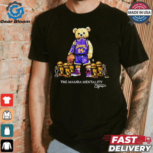 LA Lakers James bear the mamba mentality signature shirt