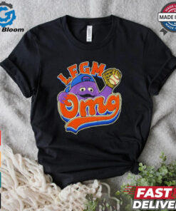 LFGM OMG Grimace New York Mets retro shirt