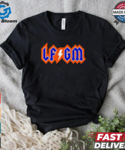 LFGM back in black New York Mets shirt