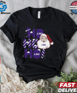 LSU Tigers Ho Ho Ho Santa Claus Christmas shirt