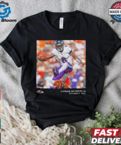 Lamar Jackson Baltimore Ravens NFL Flash Features Week 5 shirt