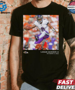 Lamar Jackson Baltimore Ravens NFL Flash Features Week 5 shirt