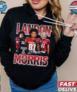 Landon Morris Temple football 90s retro shirt