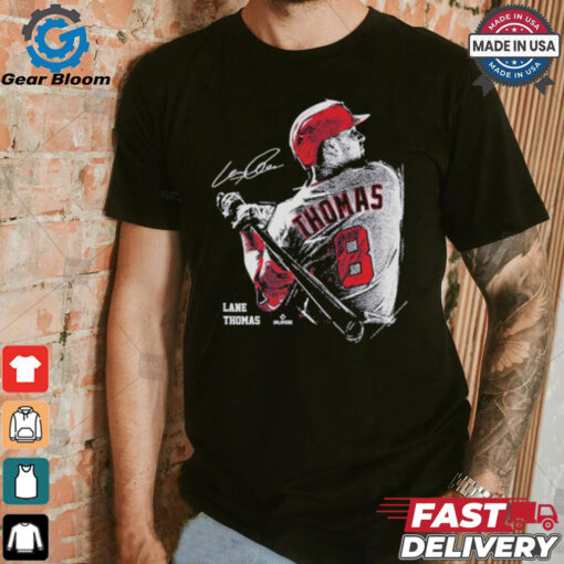 Lane thomas cleveland bitmap signature shirt