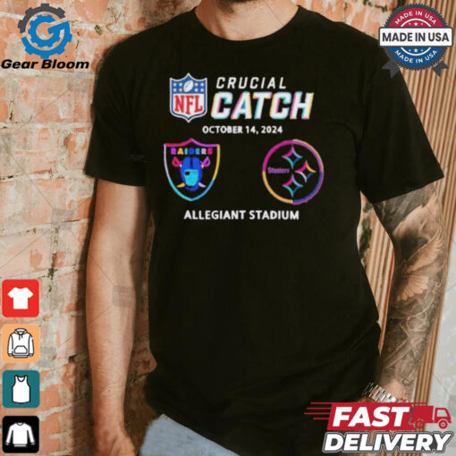 Las Vegas Raiders Vs Pittsburgh Steelers October 14, 2024 NFL Crucial Catch t shirt