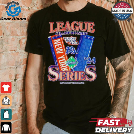 League Championship New York Mets vs Los Angeles Dodger 2024 ticket Battle of the Coasts shirt