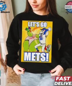 Let’s go Mets New York Mets Grimace beats Phanatic Philadelphia Philly MLB shirt