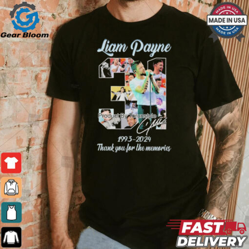 Liam Payne 31 Years Of 1993 2024 Thank You For The Memories T Shirt