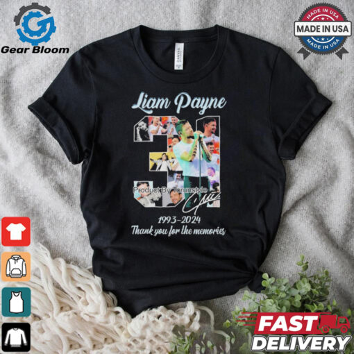 Liam Payne 31 Years Of 1993 2024 Thank You For The Memories T Shirt