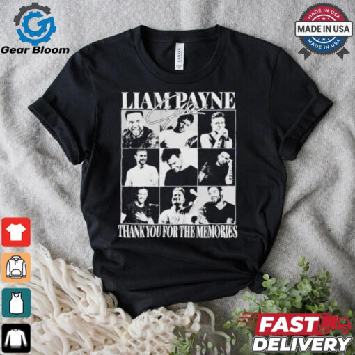 Liam Payne signature thank you for the memories shirt