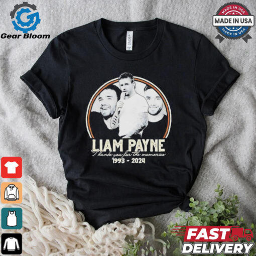 Liam payne 1993 2024 thank you for the memories shirt