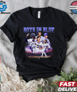 Los Angeles Dodgers 2024 World Series Champions Boys In Blue Player Graphic T Shirt