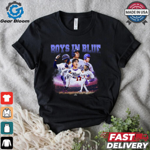 Los Angeles Dodgers 2024 World Series Champions Boys In Blue Player Graphic T Shirt