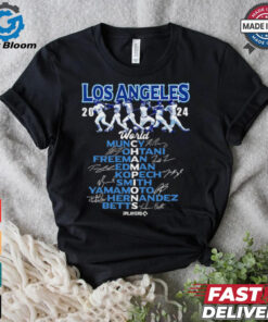 Los Angeles Dodgers 2024 World Series Champions Player Graphic T Shirt