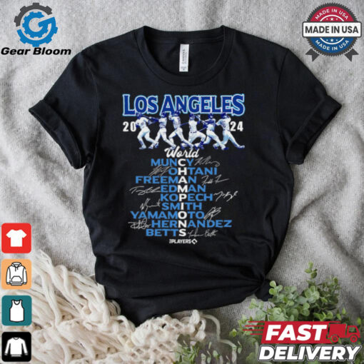 Los Angeles Dodgers 2024 World Series Champions Player Graphic T Shirt