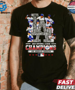 Los Angeles Dodgers 2024 national league champions team shirt