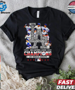 Los Angeles Dodgers 2024 national league champions team shirt