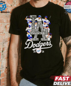 Los Angeles Dodgers 2024 team players shirt