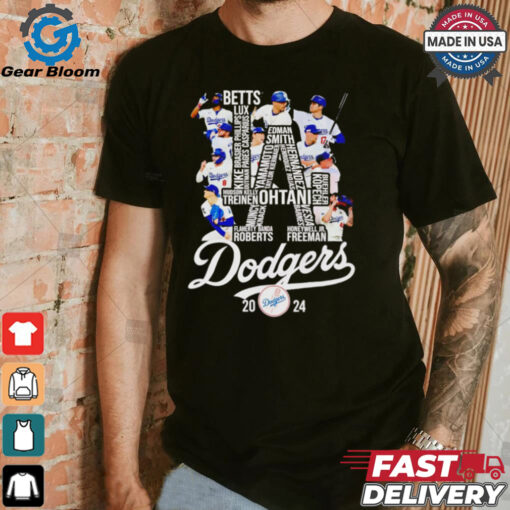 Los Angeles Dodgers 2024 team players shirt