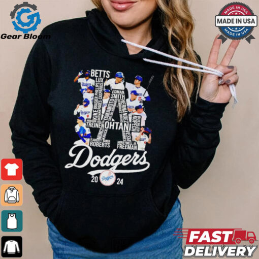 Los Angeles Dodgers 2024 team players shirt