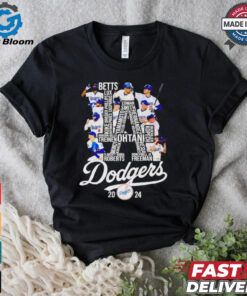 Los Angeles Dodgers 2024 team players shirt