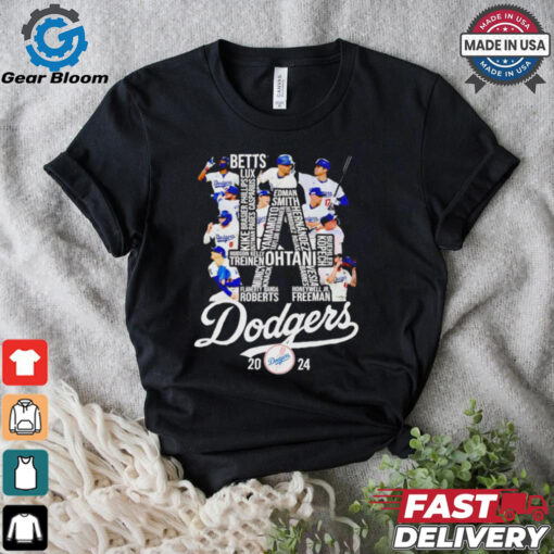 Los Angeles Dodgers 2024 team players shirt