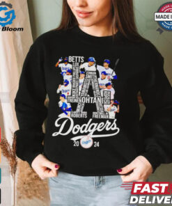 Los Angeles Dodgers 2024 team players shirt