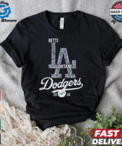 Los Angeles Dodgers Baseball Team 2024 MLB T Shirt