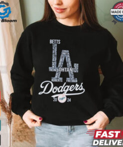 Los Angeles Dodgers Baseball Team 2024 MLB T Shirt