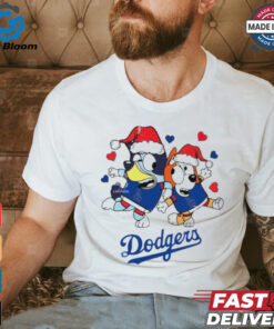 Los Angeles Dodgers Bluey Christmas 2024 shirt