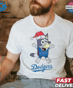 Los Angeles Dodgers Bluey Happy Christmas shirt