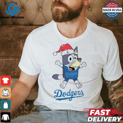 Los Angeles Dodgers Bluey Happy Christmas shirt