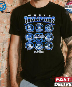 Los Angeles Dodgers Face 2024 World Series Champions Player Graphic T Shirt