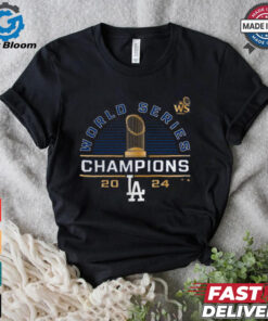 Los Angeles Dodgers Fanatics 2024 World Series Champions Tri Blend T Shirt