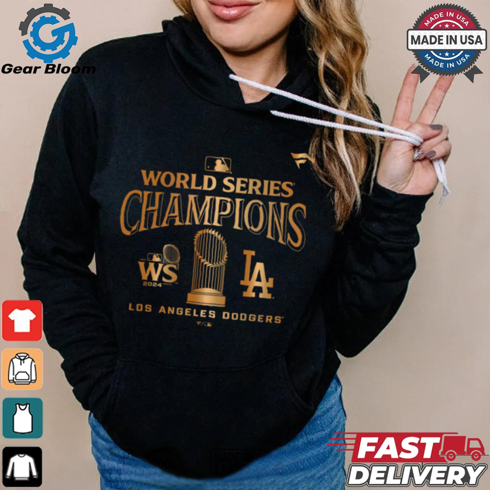 Los Angeles Dodgers Fanatics Black 2024 World Series Champions Locker Room Parade T Shirt Los Angeles Dodgers Fanatics Black 2024 World Series Champions Locker Room Parade T Shirt