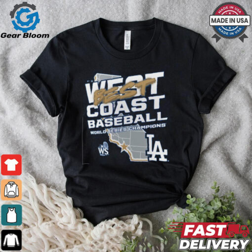 Los Angeles Dodgers Fanatics Women’s 2024 World Series Champions Shut Out T Shirt