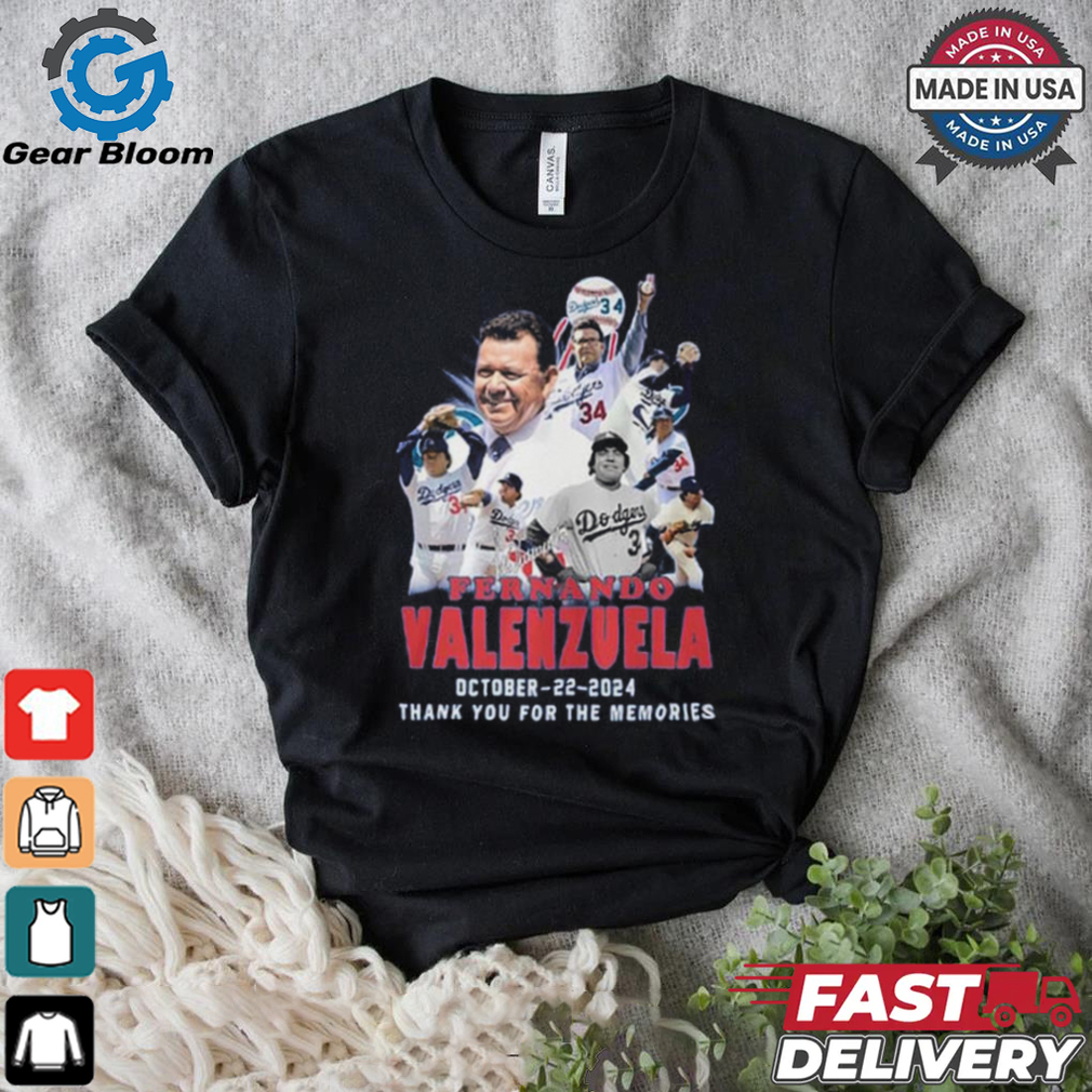 Los Angeles Dodgers Fernando Valenzuela Thank You Number 34 October 22 2024 Shirt Los Angeles Dodgers Fernando Valenzuela Thank You Number 34 October 22 2024 Shirt
