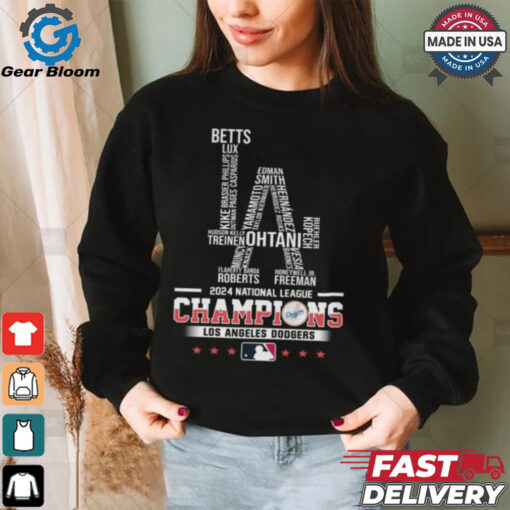 Los Angeles Dodgers LA Champs National League Champions 2024 T Shirt