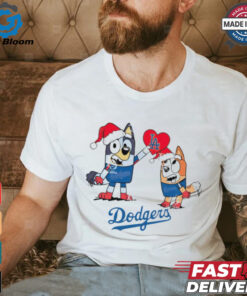 Los Angeles Dodgers Love Bluey Christmas shirt