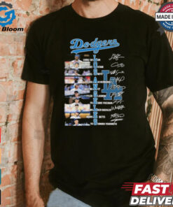 Los Angeles Dodgers NLCS Players Signatures Shirt