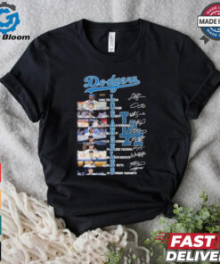 Los Angeles Dodgers NLCS Players Signatures Shirt