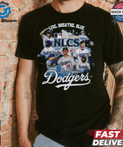 Los Angeles Dodgers National League Champions 2024 Live Breath Blue Shirt