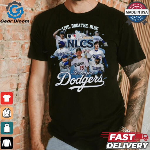 Los Angeles Dodgers National League Champions 2024 Live Breath Blue Shirt