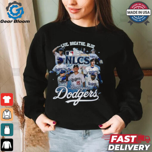 Los Angeles Dodgers National League Champions 2024 Live Breath Blue Shirt