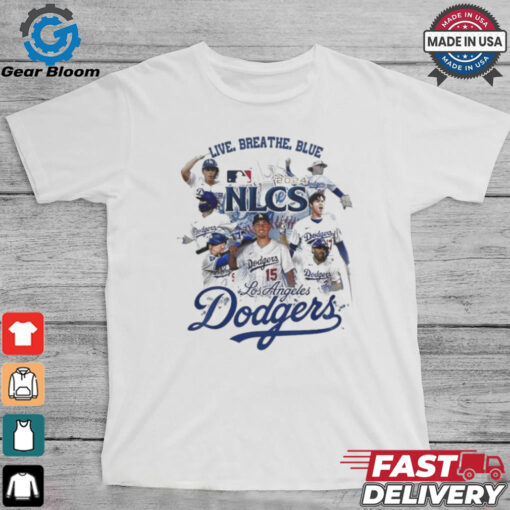 Los Angeles Dodgers National League Champions 2024 Live Breath Shirt